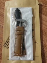 Correa de reloj de cuero mate para hombre y mujer, accesorio de marca de lujo, Vintage, 7 colores, 18mm, 20mm, 22mm, 24mm