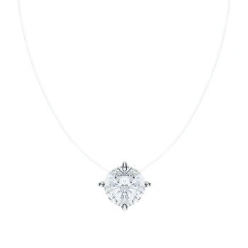 

Silver necklace with cubic zirconia sunlight sample 925