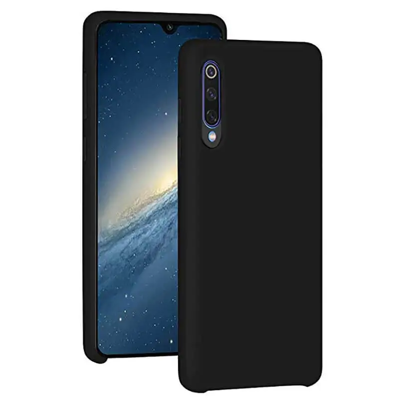 Чехол Xiaomi Mi9 SE Черный силиконовый чехол Полная защита мягкий на ощупь износостойкий с защитой от царапин - Цвет: Слоновая кость