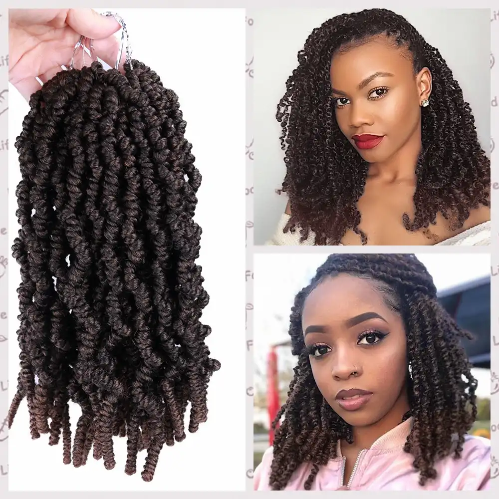 Лучший Натуральные Черные Прически Твист Галереи