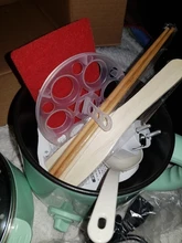 Mini máquina de Cocina eléctrica multifunción para el hogar, olla caliente de una sola/doble capa, olla de arroz multieléctrica, sartén antiadherente, 220V