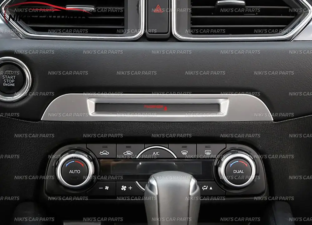 Крышка отделка мини displey чехол для Mazda CX5- пластиковая формовка из АБС украшение автомобиля Стайлинг интерьер