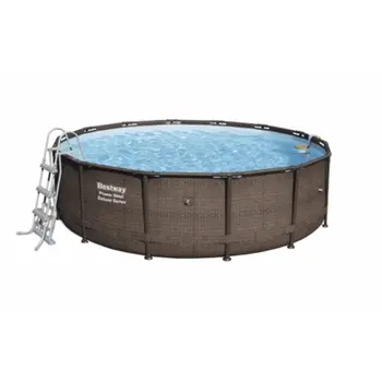 

PVC swimming pool CIRC 427X107 CART 13030LT POWER STEEL BESTWAY