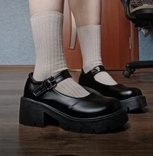 Lolita zapatos de mujer de estilo japonés Vintage suave hermana niñas tacones altos plataforma impermeable estudiante zapatos Cosplay