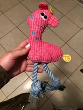 Dog-Chew-Toys Flamingo French-Bulldog Interactive-Squeaky Plush Dogs-Chihuahua Puppy-Toy