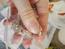 200 unids / lote, cierres de cala, tapas de extremo de cordón, cinta de cuerda, Clip de cuero, punta, conectores de cuentas de engarzado para bricolaje, suministros para hacer joyas