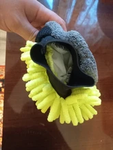 Guantes de chenilla de microfibra impermeables para lavado de coche, manopla gruesa para limpieza de coche, cepillo para detalles, guante de doble cara para cuidado automático