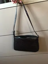 Bolsas de mensajero de hombro con patrón de cocodrilo Retro para mujer, bolsos de mano Vintage, bandoleras lisas informales, bolso cruzado