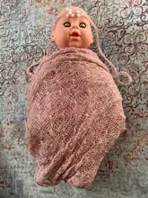 Photo Newborn Wraps Blanket Cloth-Accessories Photography-Props Stretch Baby 2pcs/Set