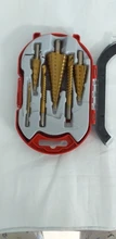 3 Drill-Bit-Set Saw-Tool Hole-Cutter Wood-Cone Step Metal Hss Steel Titanium 6 6