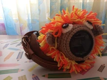 Lente de cámara de punto hecho a mano, anillo decorativo, diseño de cartón, utilería para fotos de bebé, juguete guía Adorable