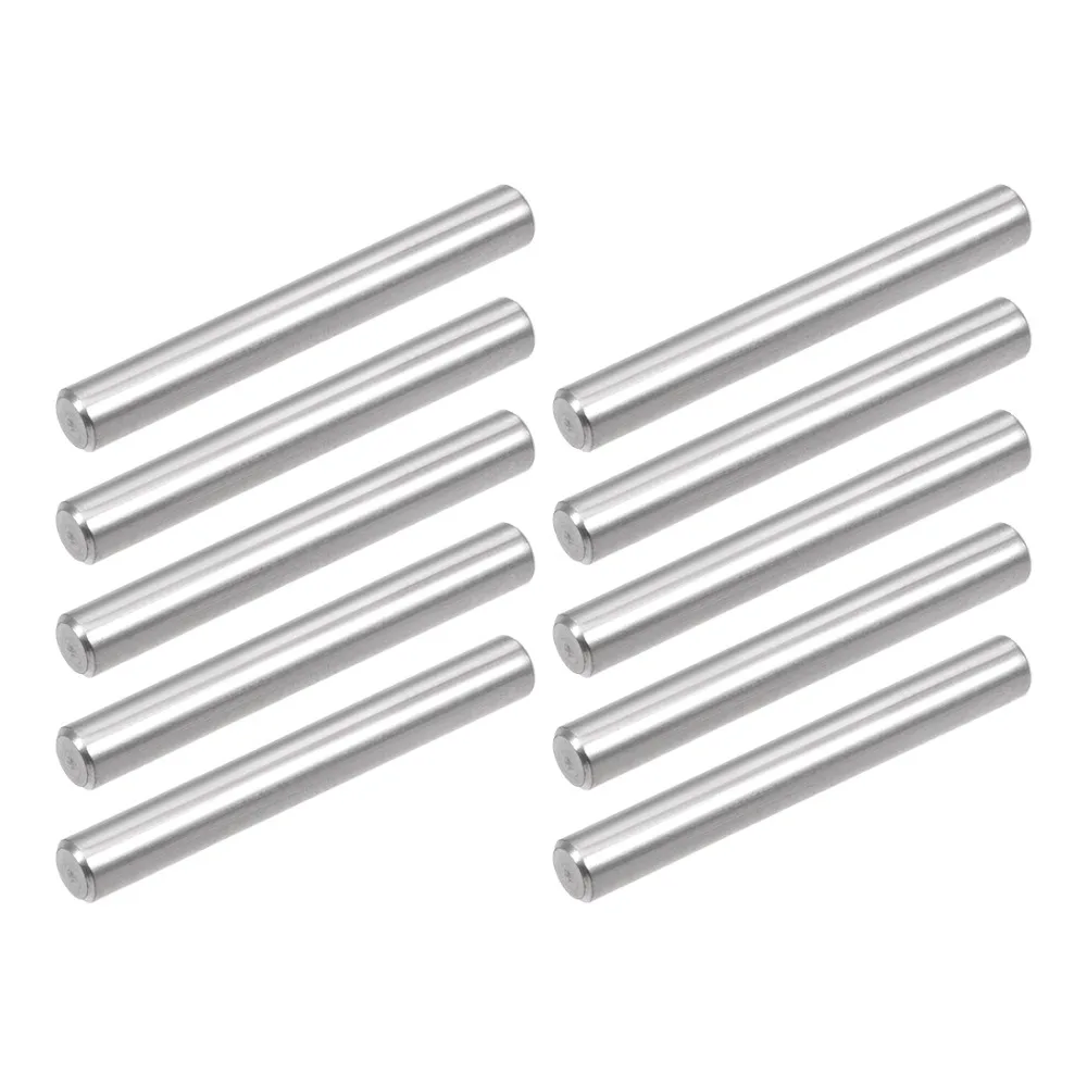 25Pcs 4mm x 25mm Dowel Pin 304 Stainless Steel Shelf Support Pin Fasten 