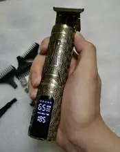 Cortadora de pelo profesional impermeable para hombres, Afeitadora eléctrica para Barba, Máquina para cortar cabello