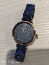 Las mujeres reloj CRRJU de lujo de moda reloj azul para las mujeres Casual impermeable cuarzo mujer reloj de acero inoxidable reloj femenino