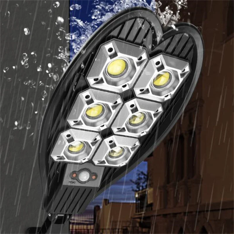 solar led lights outdoor Solar Street Lights Outdoor Lamp IP65 Waterproof Dusk to Dawn Security Led Flood Light for Yard Garden Streets Basketball Court solar wall lights outdoor