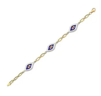 

Slanting Mesh Gold Bracelet 01-420-BSR085