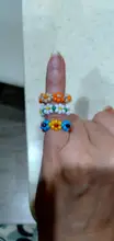 Finger-Ring Jewelry-Accessories Handmade Girl Bohemian-Style Women Lovely 1pc for Mix-Colors