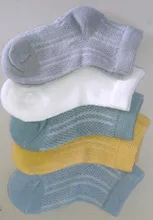 5 par/lote de calcetines para bebés e infantes de 0 a 2 años, calcetines de malla de algodón para niñas, calcetines para recién nacidos, accesorios de ropa para bebés