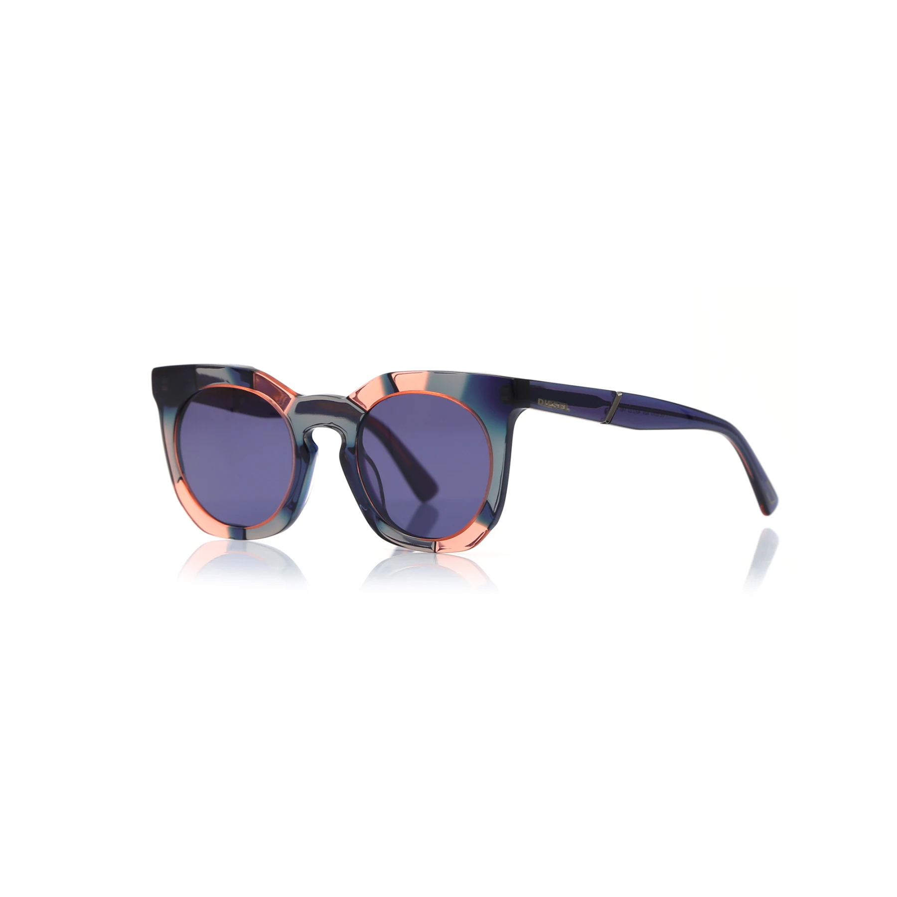 

Women's sunglasses dl 0270 92v bone color organic oval aval 49-23-140 diesel