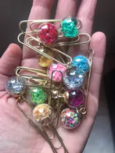 Domikee-clips de papel marcapáginas de metal para oficina y escuela, bonitos y creativos, clips de nota fina para estudiantes, suministros de papelería