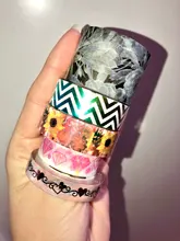 Cinta Washi japonesa con hermosas flores, nueva decoración, cinta adhesiva, bricolaje, planificador, papel de álbum de recortes, álbum de fotos, cinta adhesiva