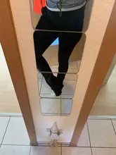 BOOFEENAA-pantalones de chándal de estilo callejero para mujer, pantalón informal con cordón Extra largo apilado, gruesos y cálidos, para invierno, C85-CD57