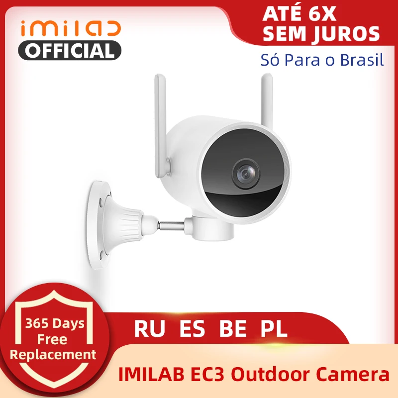 Wifi Camera Imilab EC3 Outdoor Security Camera Night Vision Ip Camera WiFi CCTV Camera Rotatable Lens Vedio Surveillance Camera
