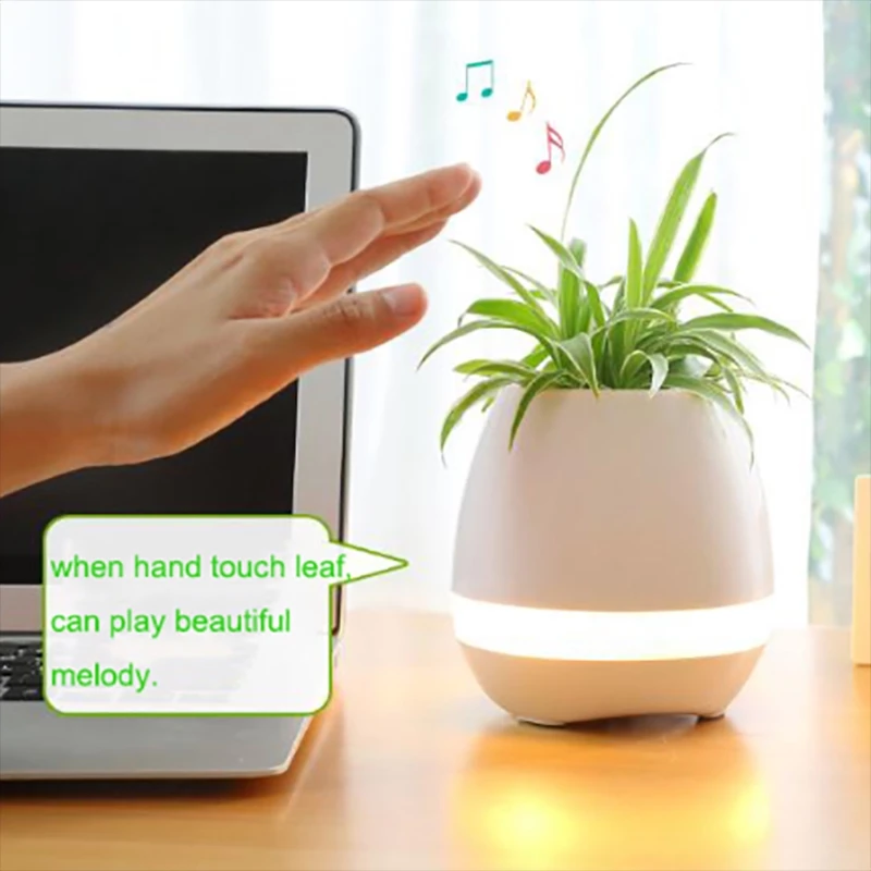 Cena VITOG prosta konstrukcja inteligentna muzyka głośnik doniczka mniejszy i świeży bezprzewodowy głośnik Bluetooth do domu i do użytku biurowego