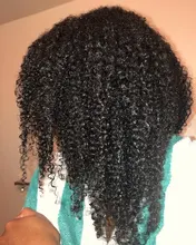 Curly Human Hair Microlinks-Extensions Afro Kinky Brazilian Natural Women I-Tip 3C 3B