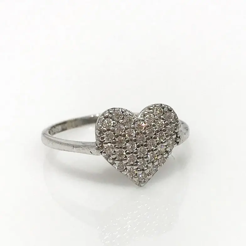 

Tiny Heart Design Silver Ring