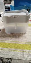 Soap-Dispenser-Pump Container Soap-Organizer Sponge Kitchen-Tool with Manual-Press Cleaning
