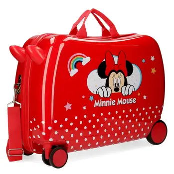 

Child Suitcase Minnie Rainbow with 2 wheels multi-directional