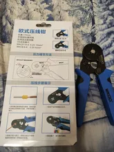 Tubular Terminal Crimper Electrical-Crimping-Pliers Hand-Tools-Set 23-10AWG WKC8 10-4