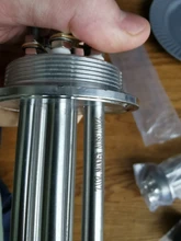 220V/380V 2 tri clamp 64mm-brida de 3KW/4 5KW/6KW/9KW/12KW SUS304 cerveza elemento de calefacción