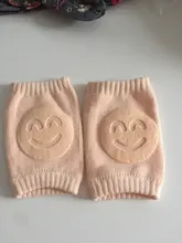 Coderas antideslizantes para niños pequeños, accesorios para bebés, rodilleras con sonrisa, Protector, rodillera de seguridad, calentador de piernas para niñas y niños