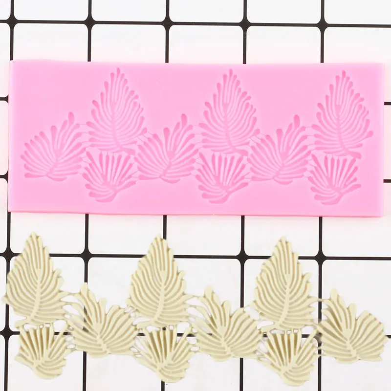 Кружевная рамка для торта в виде листьев | Дом и сад