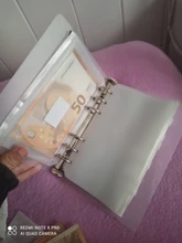 Archivador de fotos A5 A6, productos de almacenamiento, pegatinas de inserción, carpeta de folletos en espiral, 8 Uds., hojas internas, bolsa con cremallera