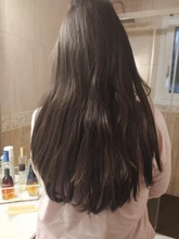 SARLA-Extensión de cabello sintético para mujer, Falso largo postizo corto y recto, sin Clip, Halo, Rubio