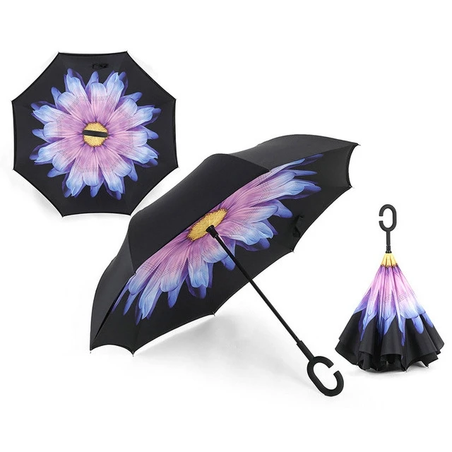 Зонт наоборот Up Brella хризантема | Дом и сад