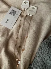 JeeMango de acero inoxidable Flor de cristal CZ colgante de planta pulseras para las mujeres cadena de oro rosa y pulsera de enlace pulsera JB19114