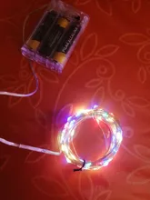 Light Garland Led-Strip Battery-Operated Christmas-Decoration Outdoor 10M 2M 5M Home