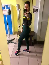 CHRLEISURE-mallas Push Up de cintura alta para mujer, Leggings de encaje perfecto para entrenamiento, Jeggings informales, 4 colores