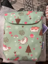 Sunveno-Bolsa de pañales para bebés, organizador reutilizable impermeable con impresiones de moda, bolsa de tela húmeda/seca, bolsa de almacenamiento para mamás, bolsa de pañales de viaje