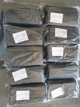 Mascarilla facial desechable de 3 capas, con elásticos máscara antipolvo, color negro, 10/50/100/200 Uds.