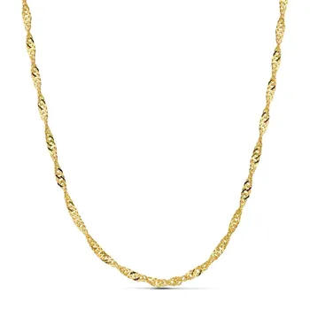 

18k gold chain solid Singapore 60 cm. 2,7mm. 8.50 grs. [9529]