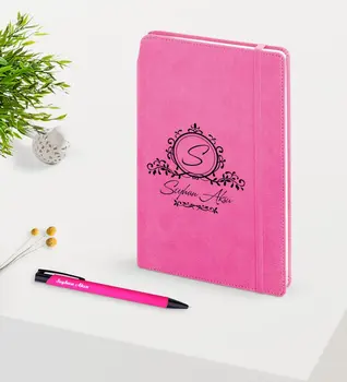 

Personalized Is Pink Book & Pen Seti-11