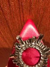 Zapatos de tacón alto con diamantes de imitación para mujer, calzado de seda satinada con punta puntiaguda, sin cordones, para boda, talla grande 41 42