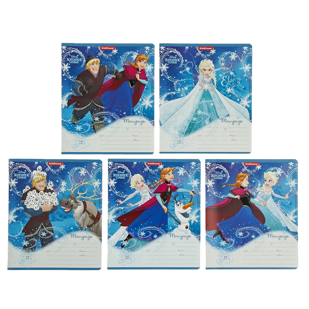 Тетрадь Frozen 12 листов клетка