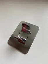 Profesional de acero inoxidable mezclados paleta ajustable anillo uñas arte cosmético base de maquillaje Gel mezclar pintura de herramienta de la manicura