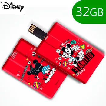 

Pen Drive USB x32 GB Thin license Disney Mickey and Minnie Red